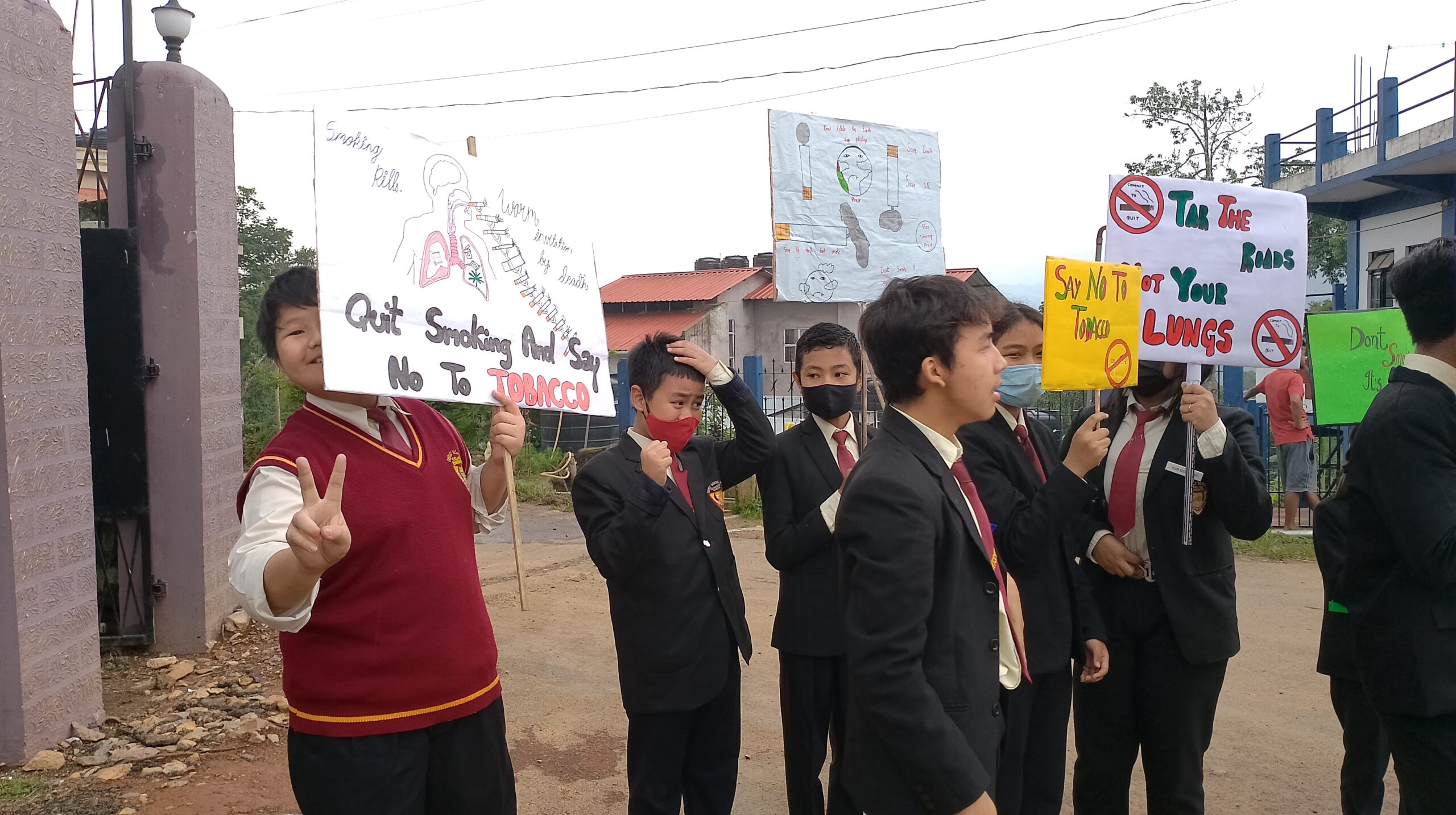 World 'NO TOBACCO Day- Rally By Students